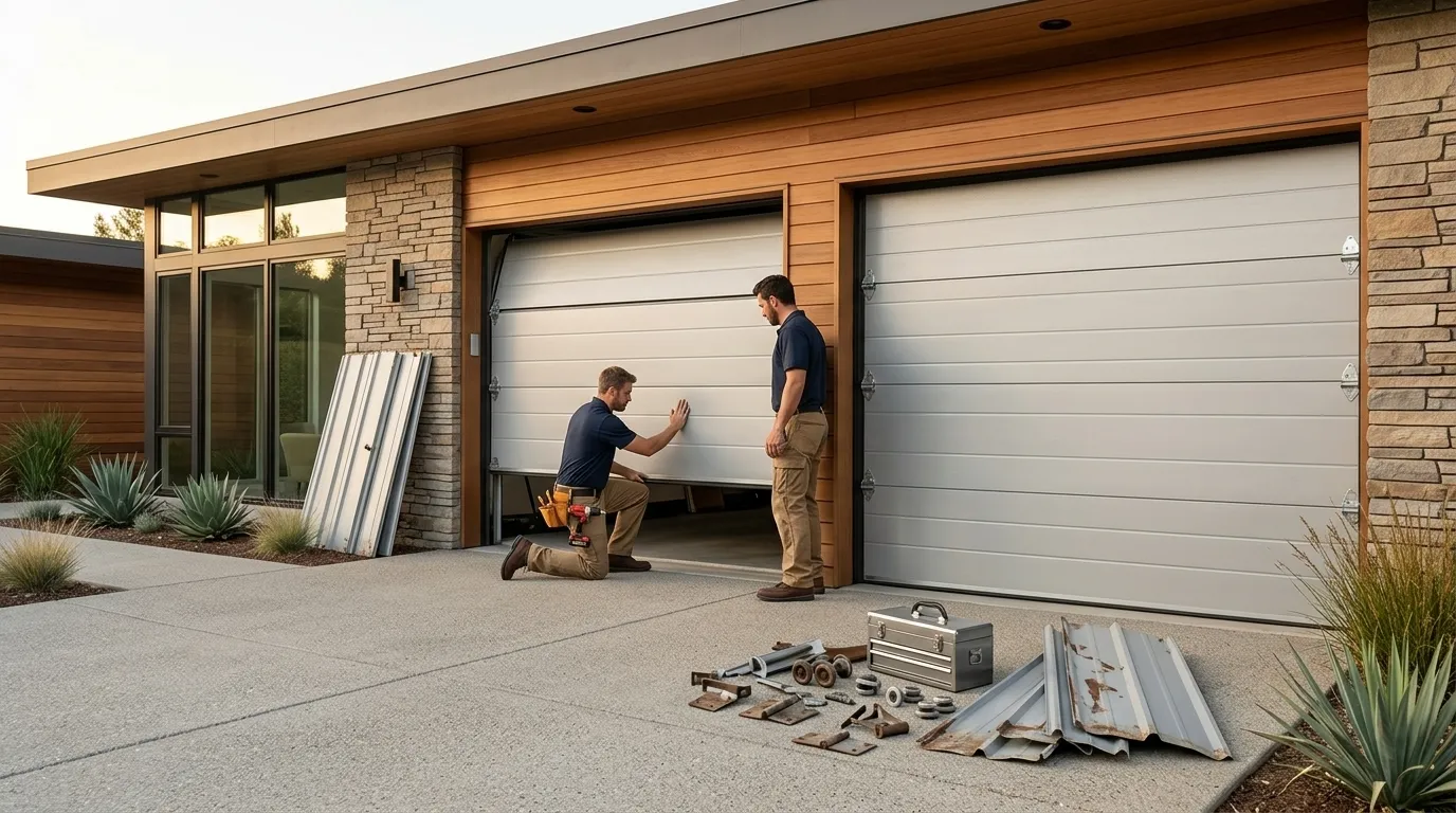 Uninsulated Garage Doors on Reno's Older Housing Stock