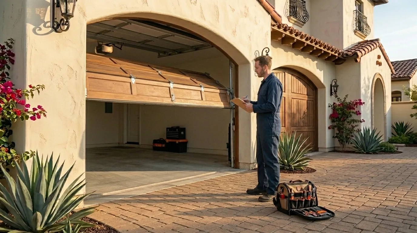 On-site diagnosis - Reno garage door service