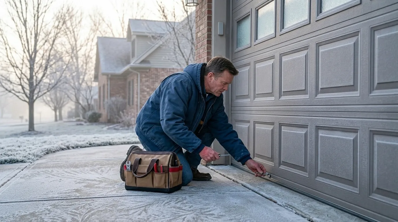Raised panel garage door