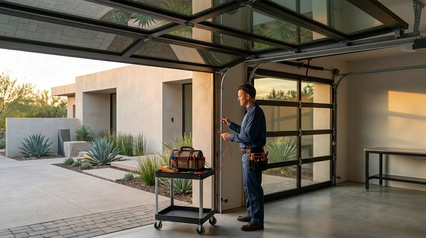 On-site diagnosis - Reno garage door service